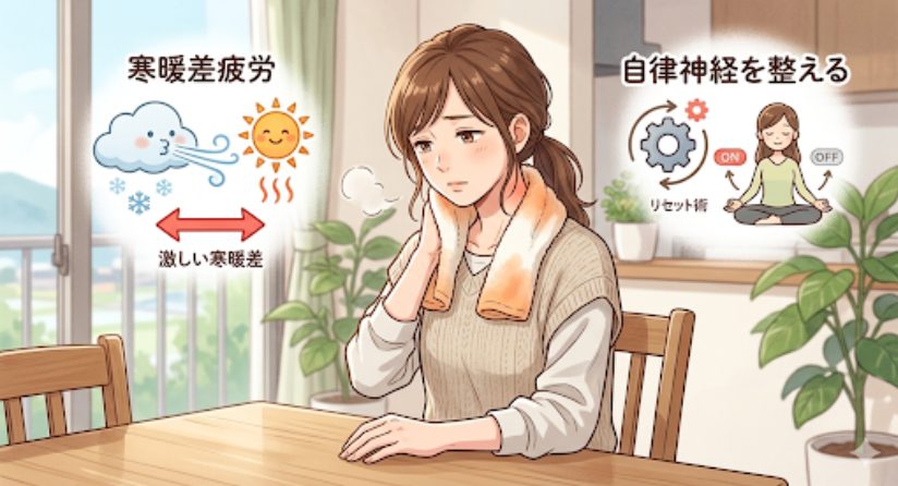 寒暖差　自律神経　バランス